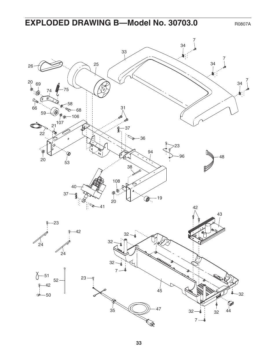 NordicTrack C2400 30703.0 User Manual | Page 33 / 36