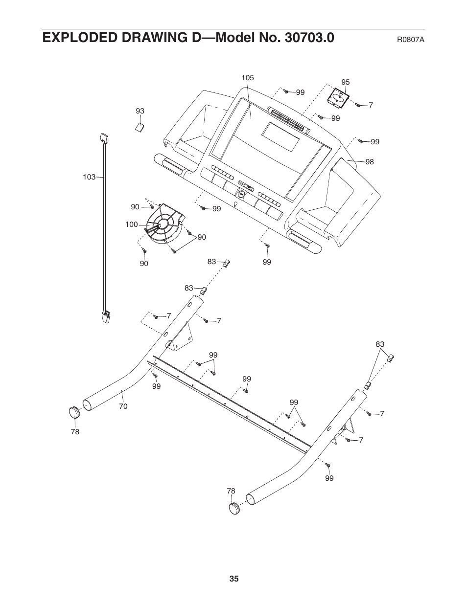 NordicTrack C2400 30703.0 User Manual | Page 35 / 36