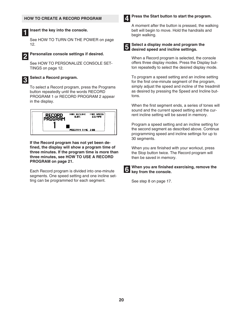 NordicTrack APEX 6500 NTL18907.0 User Manual | Page 20 / 36