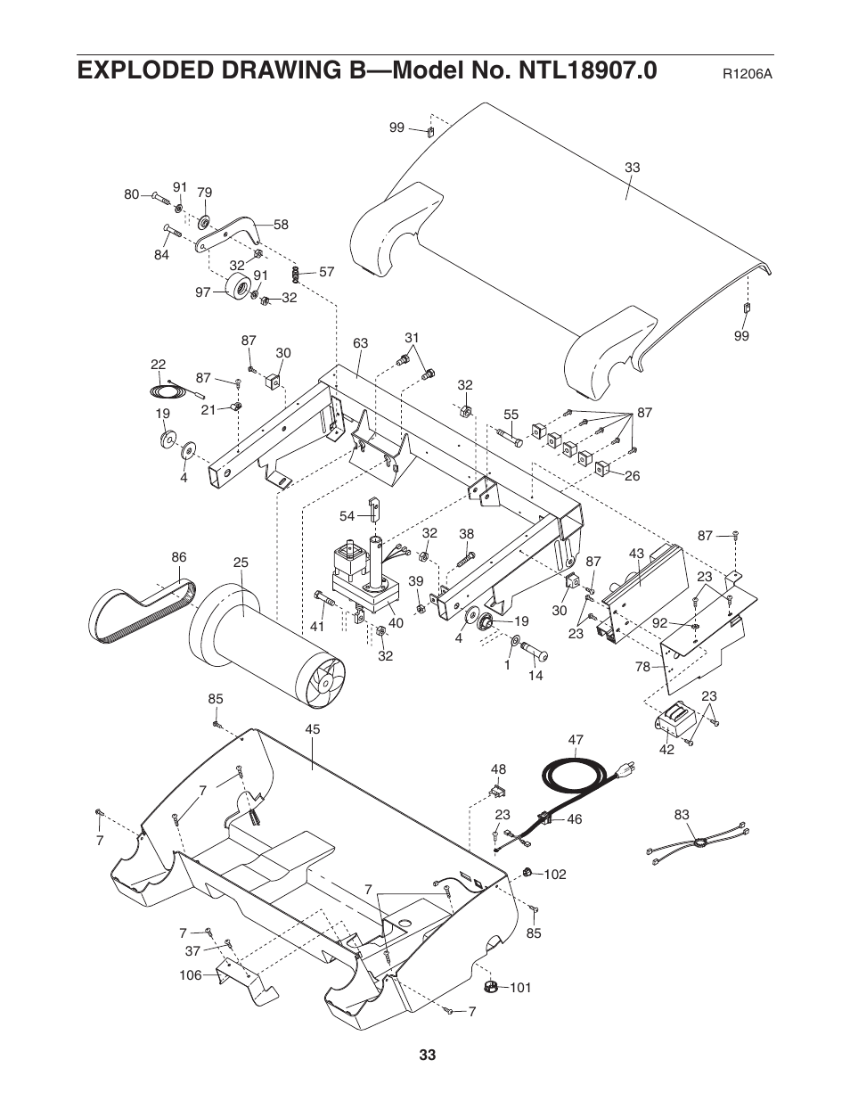 NordicTrack APEX 6500 NTL18907.0 User Manual | Page 33 / 36