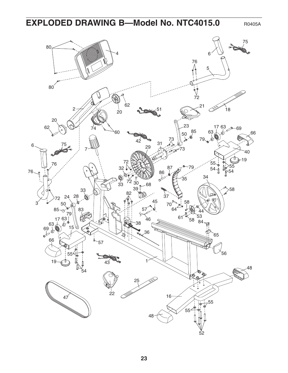 NordicTrack NTC4015.0 User Manual | Page 23 / 24