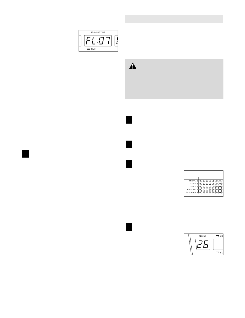 Caution | NordicTrack 4500 X NTTL15021 User Manual | Page 17 / 34