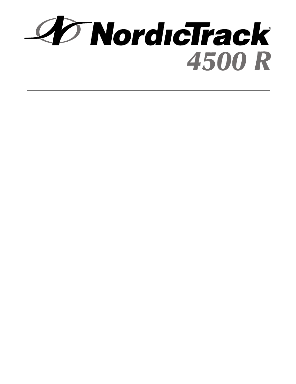 NordicTrack 4500 R NTL20920 User Manual | Page 2 / 34