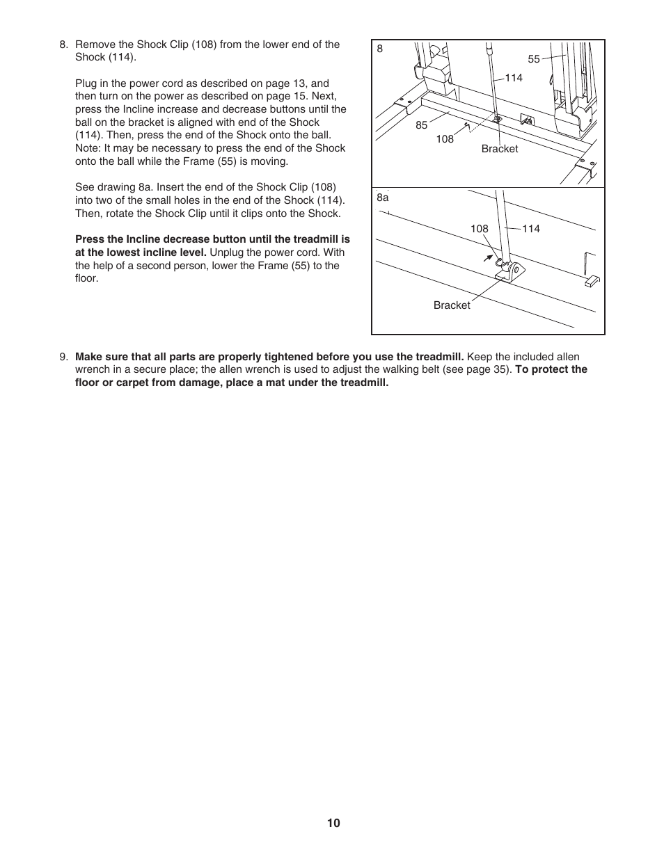 NordicTrack TREADMILL NTL14905.3 User Manual | Page 10 / 42