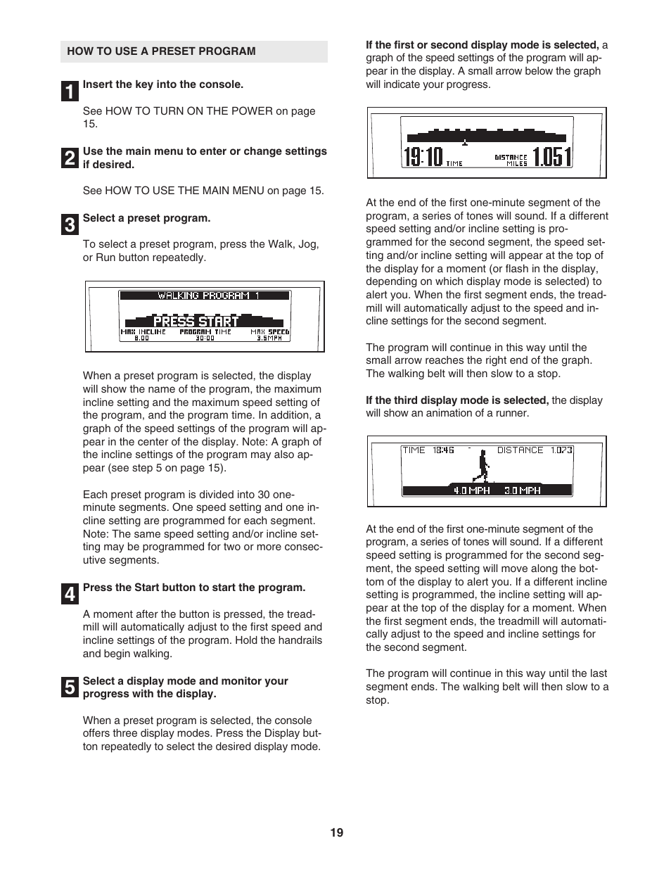 NordicTrack TREADMILL NTL14905.3 User Manual | Page 19 / 42