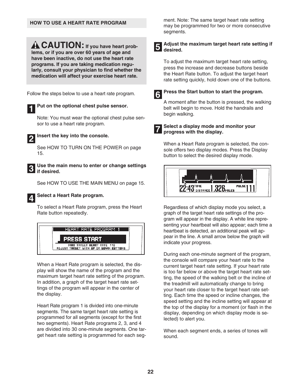 NordicTrack TREADMILL NTL14905.3 User Manual | Page 22 / 42