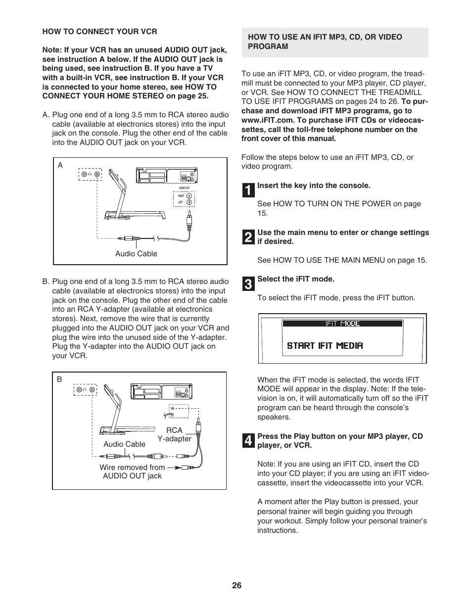 NordicTrack TREADMILL NTL14905.3 User Manual | Page 26 / 42