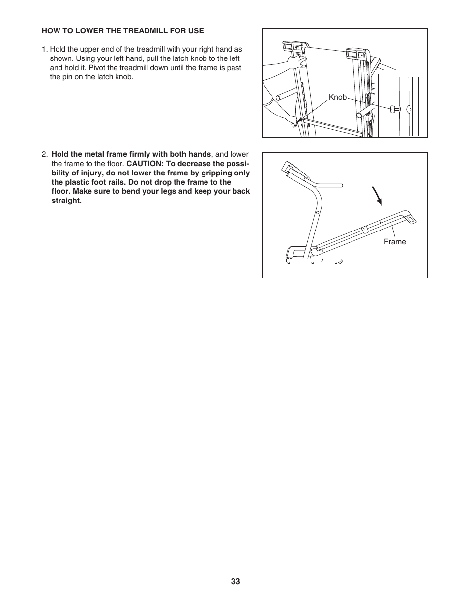 NordicTrack TREADMILL NTL14905.3 User Manual | Page 33 / 42