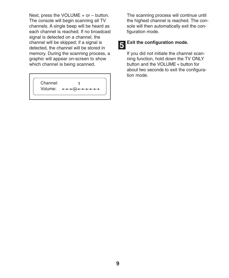 NordicTrack Workout TV Console User Manual | Page 9 / 12