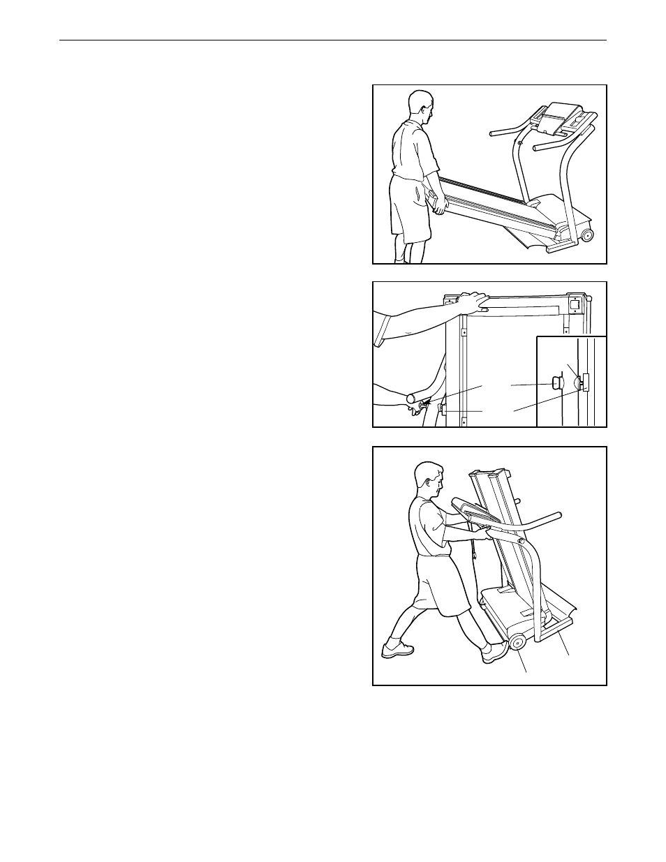 How to fold and move the treadmill | NordicTrack NTTL25900 User Manual | Page 25 / 34