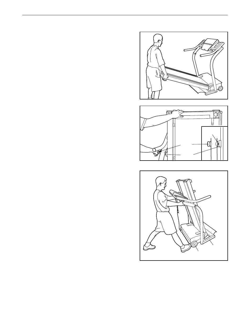 How to fold and move the treadmill | NordicTrack APEX NTTL18903 User Manual | Page 25 / 34