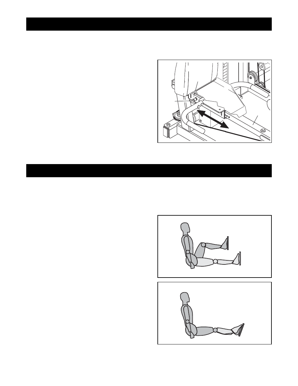 Adjustment using the leg press accessory | NordicTrack NTSA03991 User Manual | Page 13 / 16