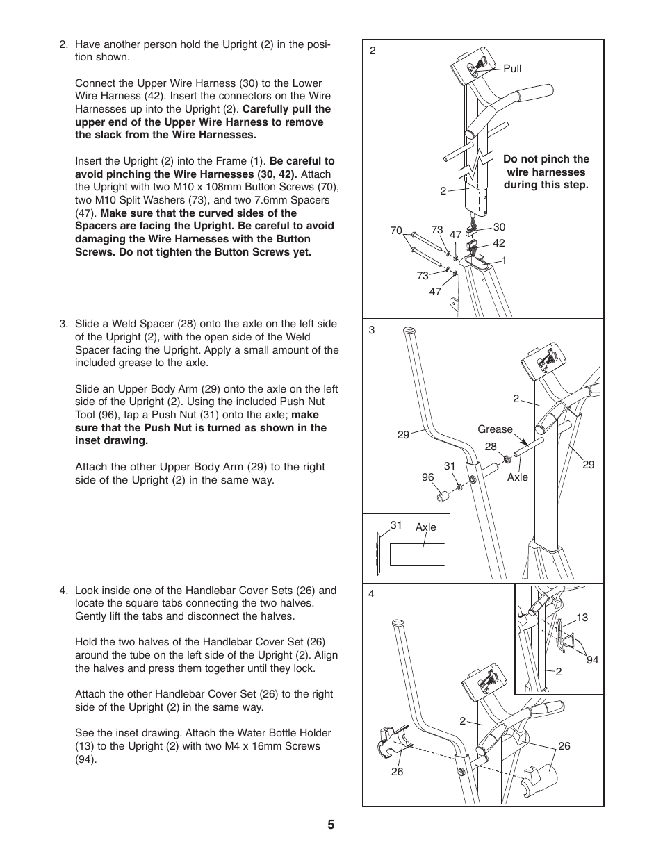 NordicTrack CX 938 elliptical exerciser 30621.0 User Manual | Page 5 / 24