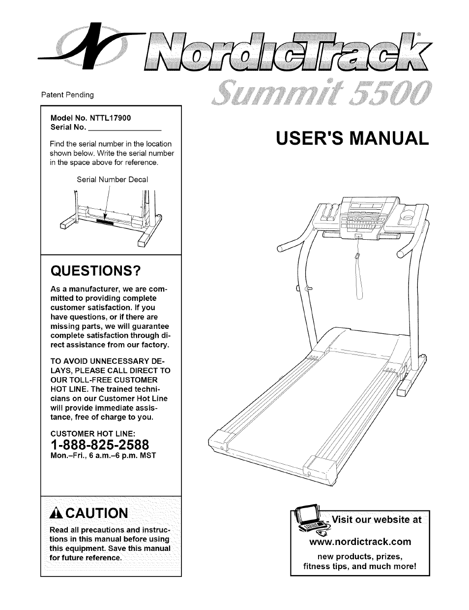 NordicTrack NTTL17900 User Manual | 34 pages
