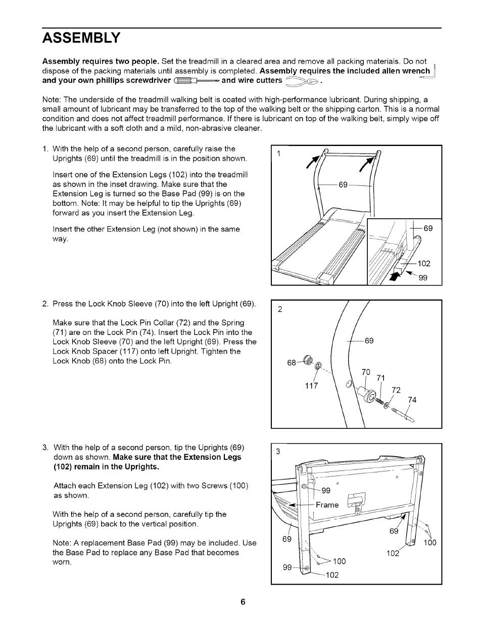 Assembly | NordicTrack NTTL17900 User Manual | Page 6 / 34
