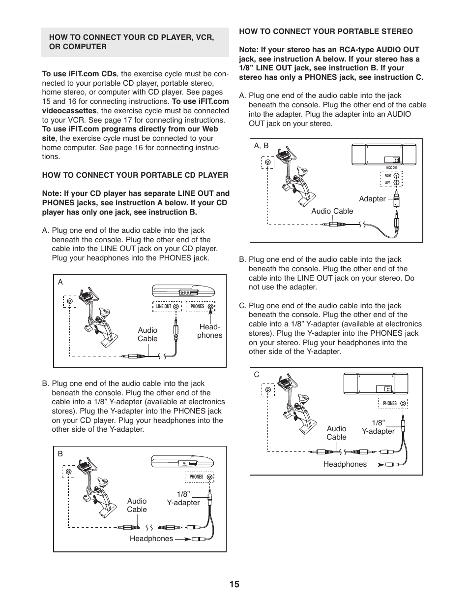 Ba c | NordicTrack NTC4015.1 User Manual | Page 15 / 24