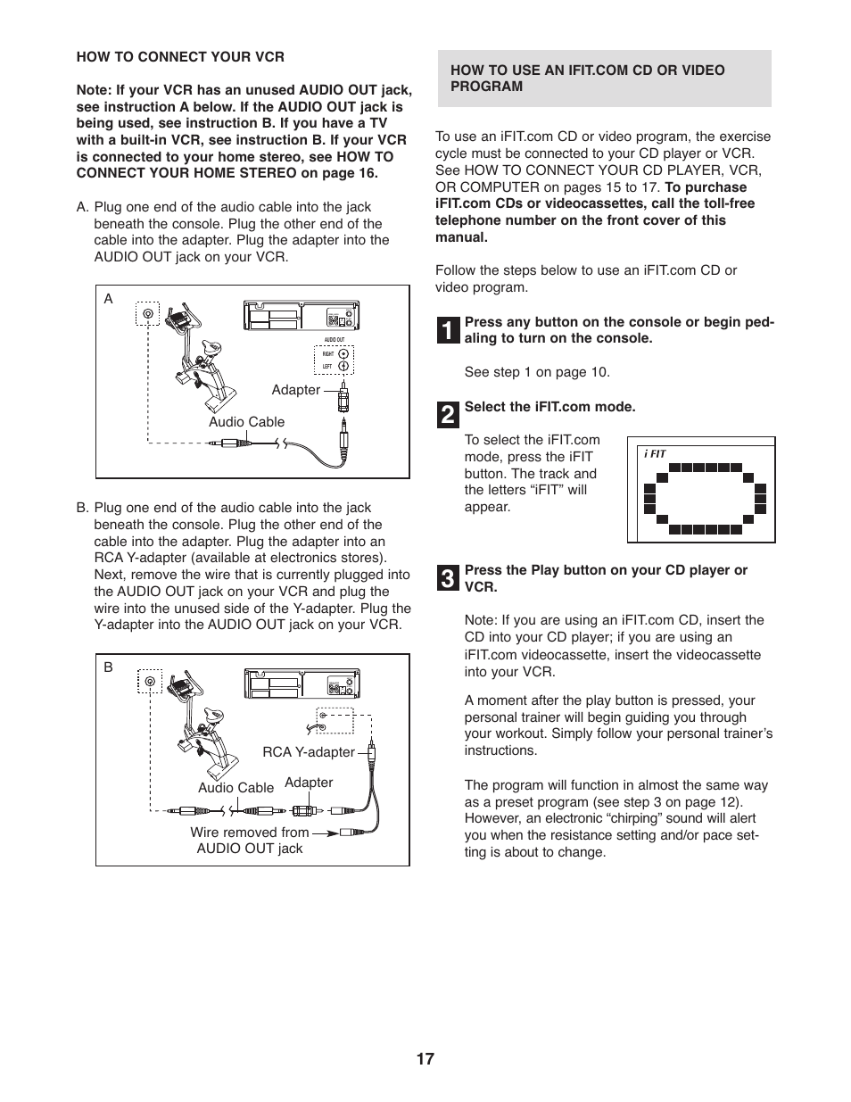 NordicTrack NTC4015.1 User Manual | Page 17 / 24