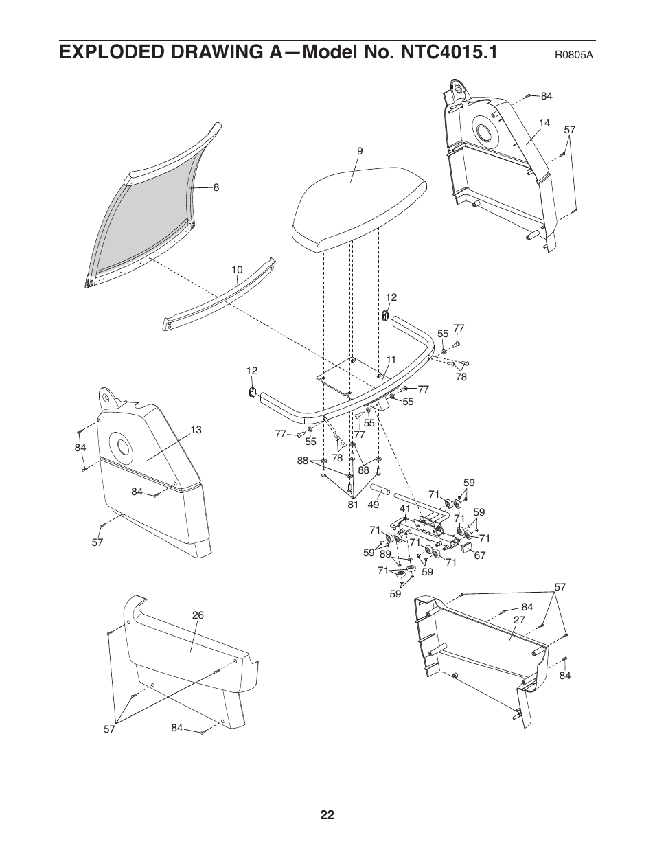 NordicTrack NTC4015.1 User Manual | Page 22 / 24