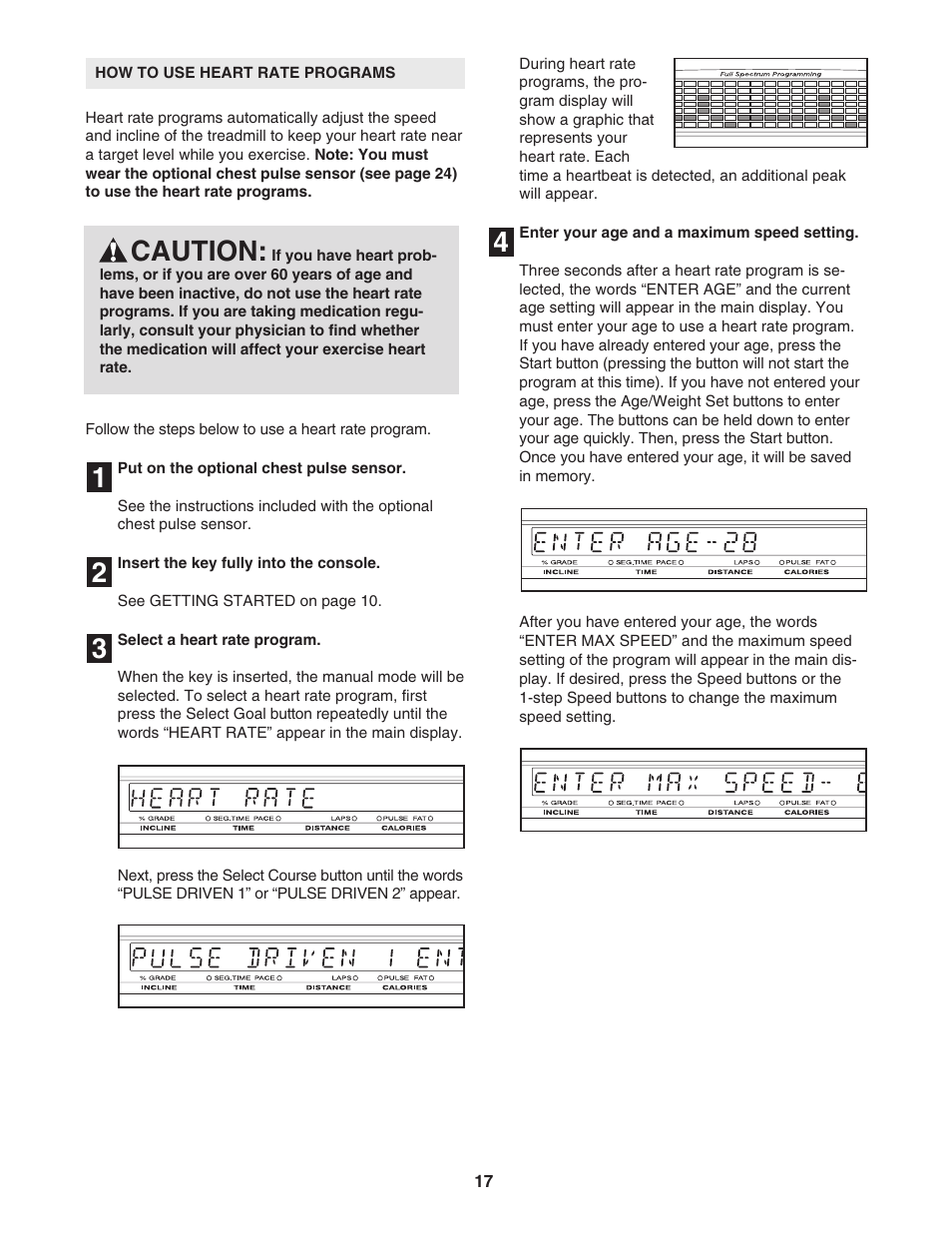 43 2 1 caution | NordicTrack 4300 R NTL15941 User Manual | Page 17 / 34