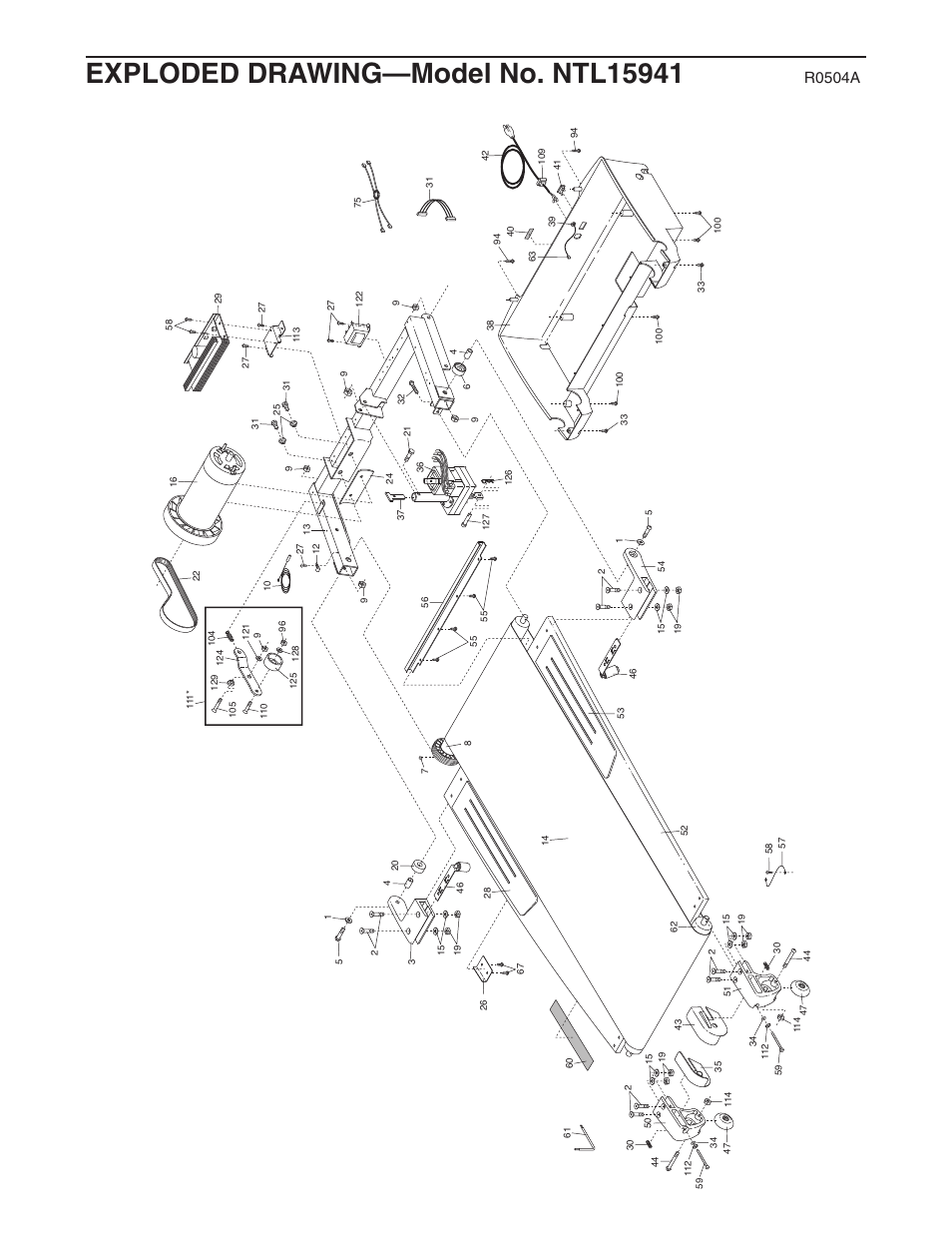 R0504a | NordicTrack 4300 R NTL15941 User Manual | Page 32 / 34