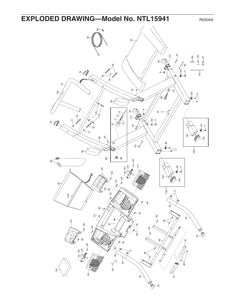 R0504a | NordicTrack 4300 R NTL15941 User Manual | Page 33 / 34