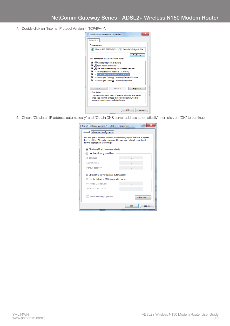 NordicTrack N150 User Manual | Page 13 / 61