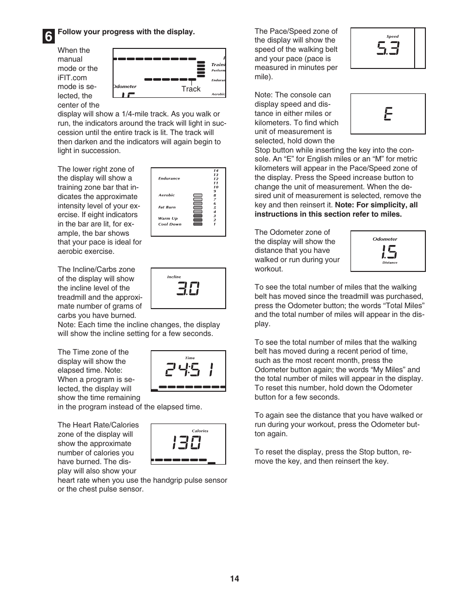 NordicTrack R 7200 treadmill NTL2295 M.0 User Manual | Page 14 / 38