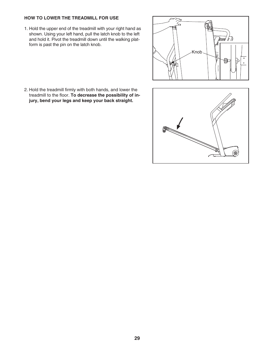 NordicTrack R 7200 treadmill NTL2295 M.0 User Manual | Page 29 / 38