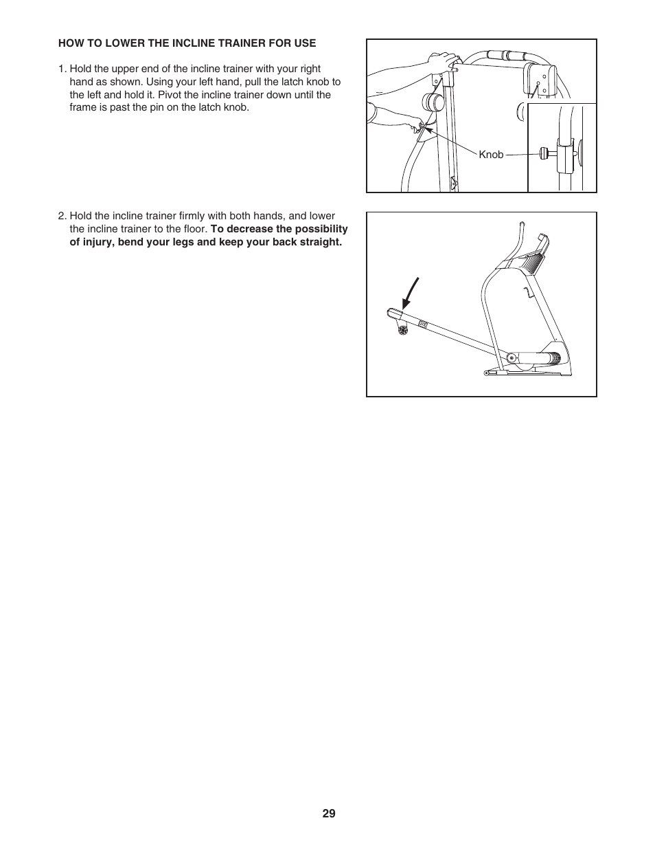 NordicTrack Incline Trainer NTK14940 User Manual | Page 29 / 38