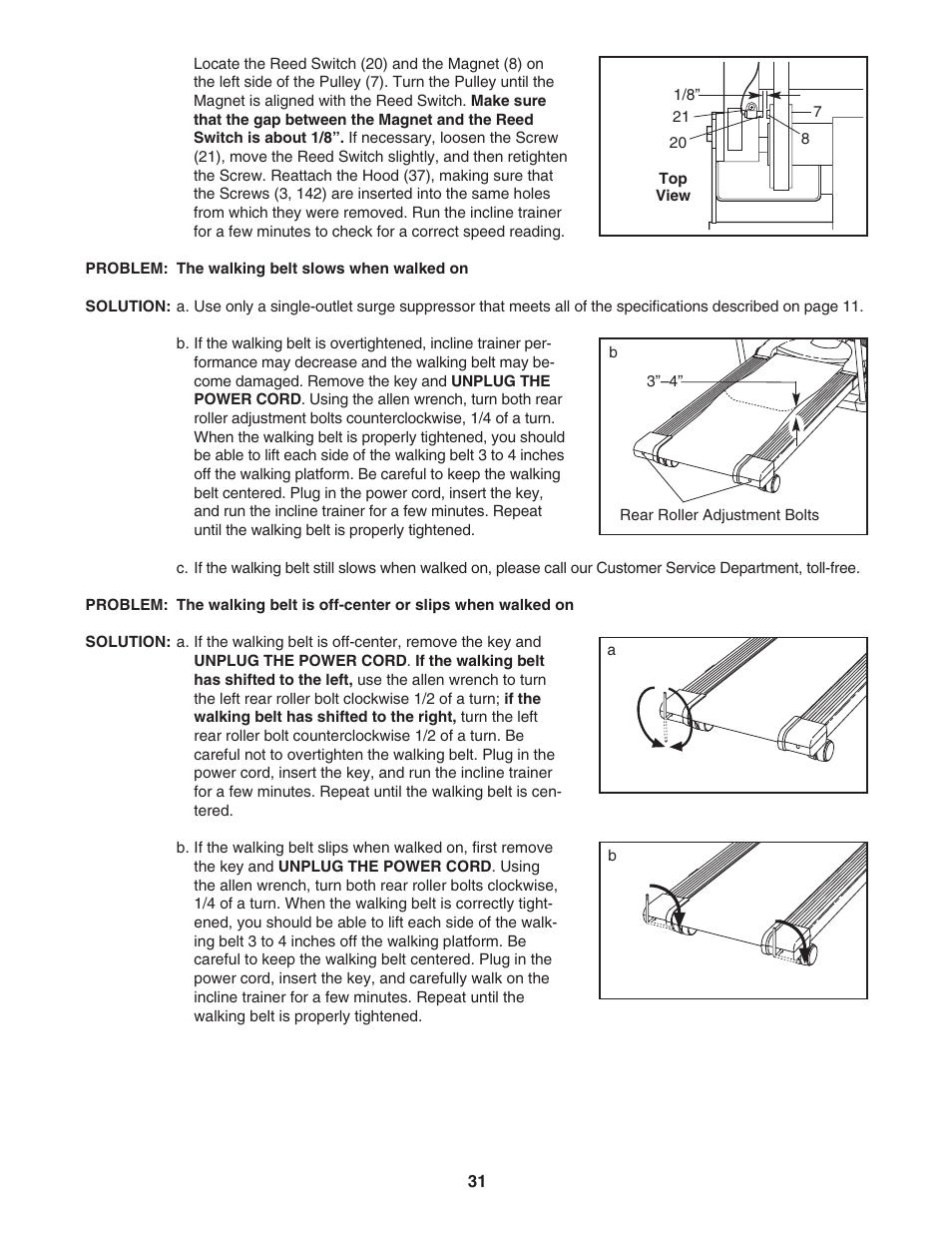 NordicTrack Incline Trainer NTK14940 User Manual | Page 31 / 38