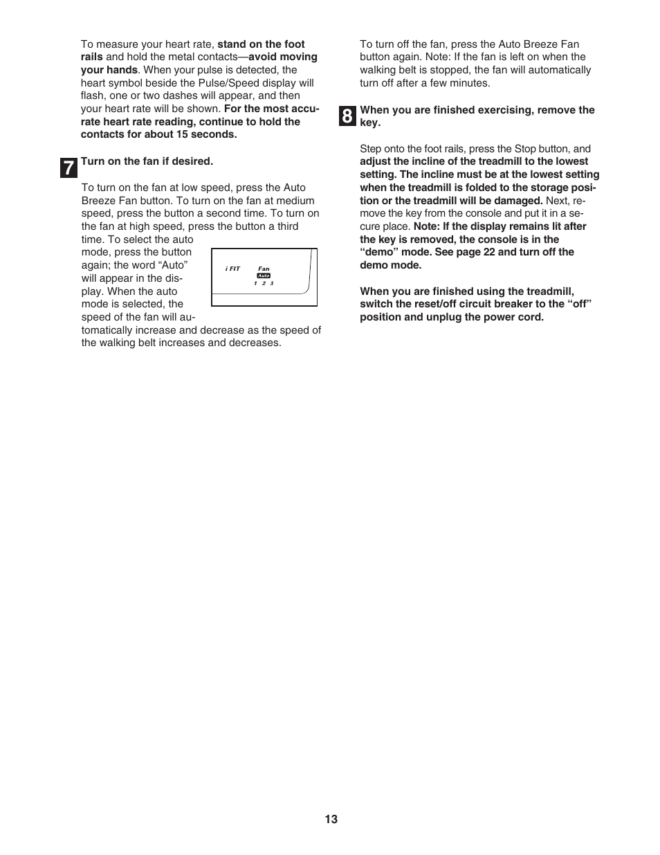 NordicTrack C2200 30600.0 User Manual | Page 13 / 34