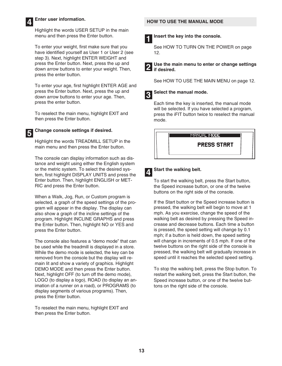 NordicTrack C2300 30601.0 User Manual | Page 13 / 38