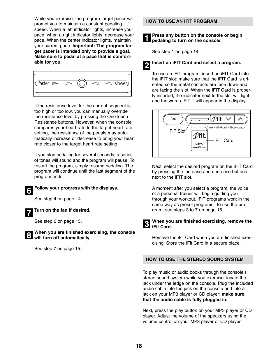 NordicTrack NTEL7506.0 User Manual | Page 18 / 28