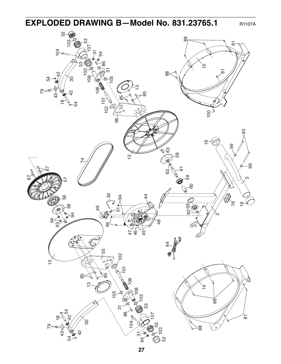 NordicTrack ASR630 831.23765.1 User Manual | Page 27 / 28