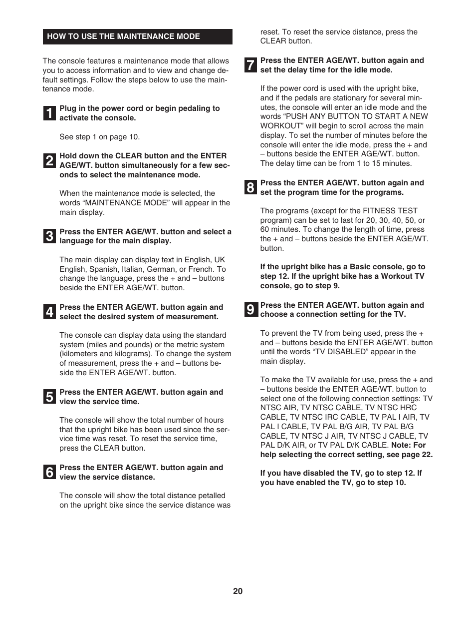 NordicTrack 9600 User Manual | Page 21 / 35