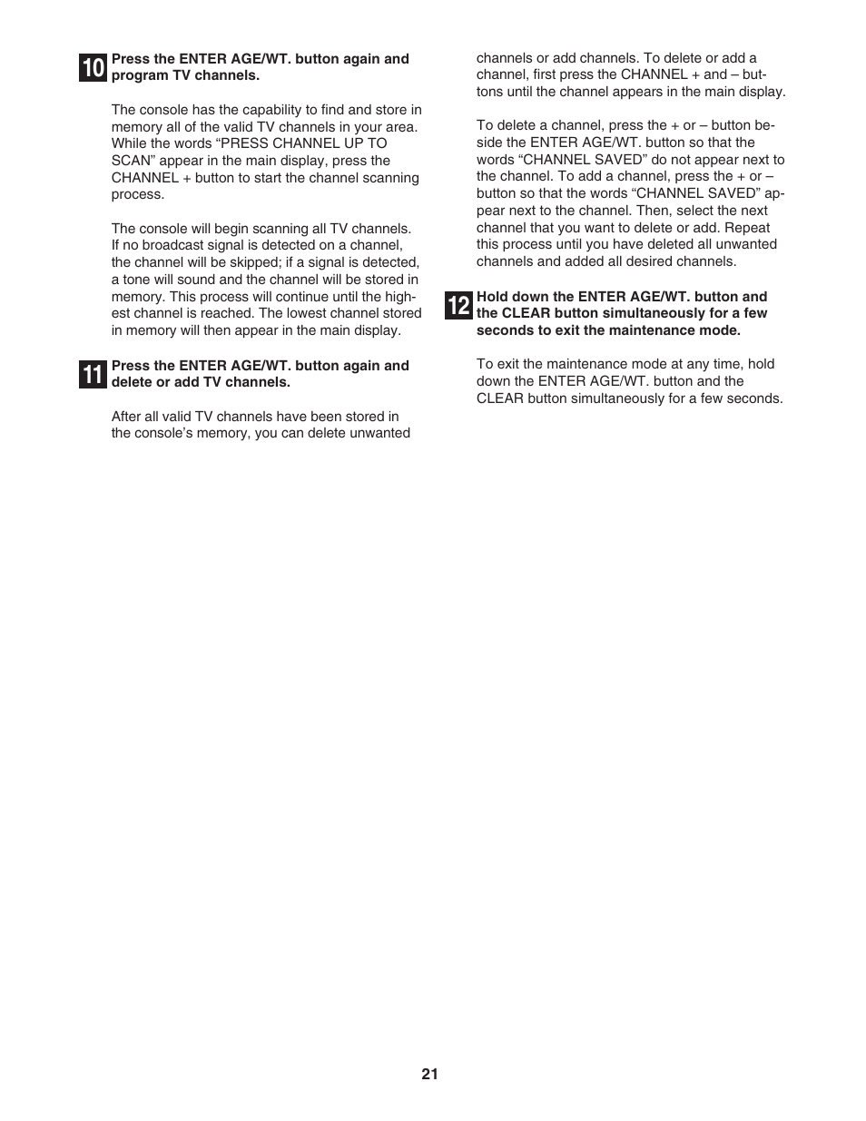 NordicTrack 9600 User Manual | Page 22 / 35