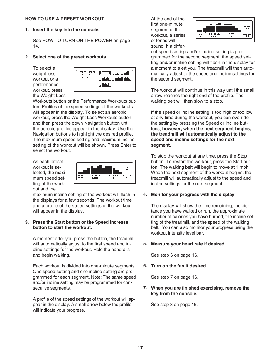 NordicTrack C2155 NTL07707.1 User Manual | Page 17 / 32