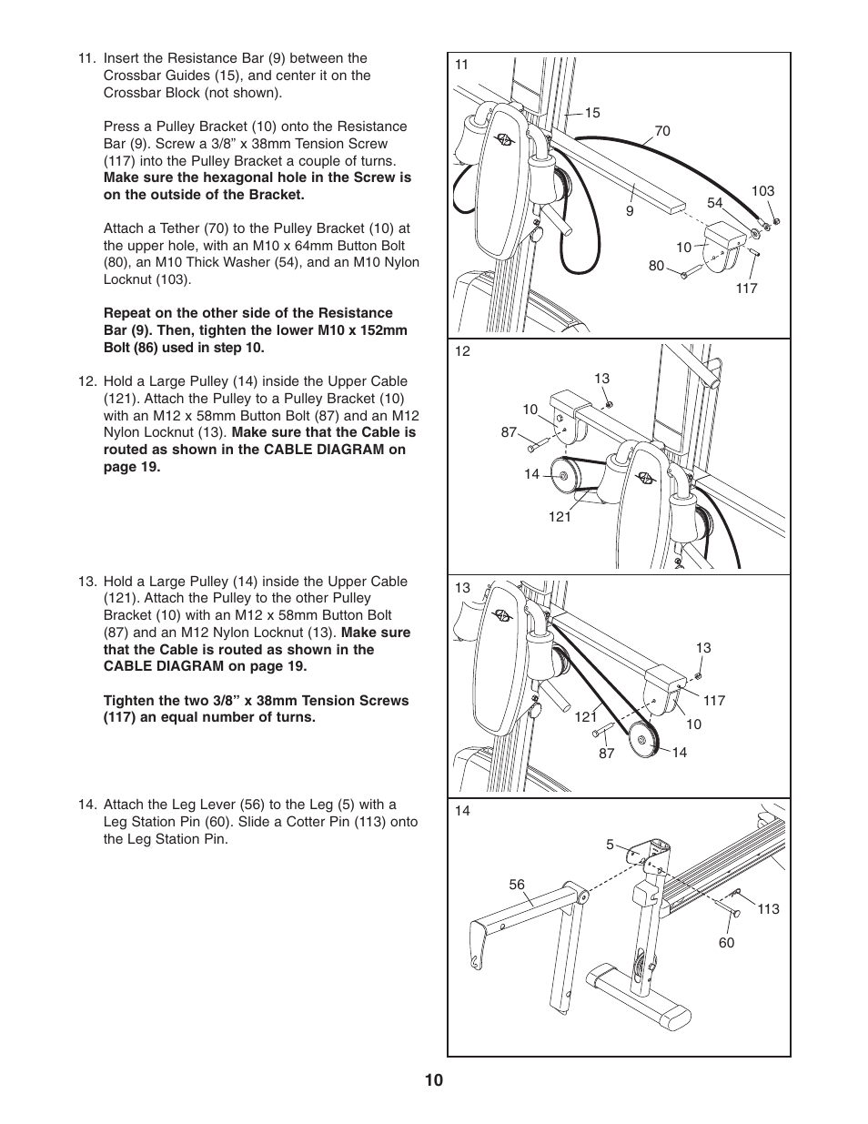 NordicTrack FUTURA NTS78740 User Manual | Page 10 / 27