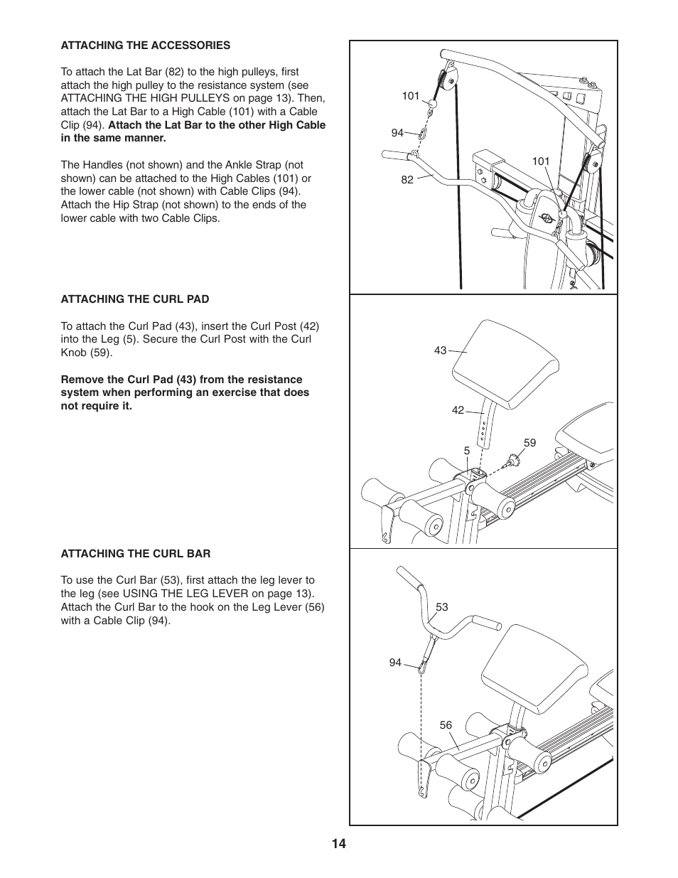 NordicTrack FUTURA NTS78740 User Manual | Page 14 / 27