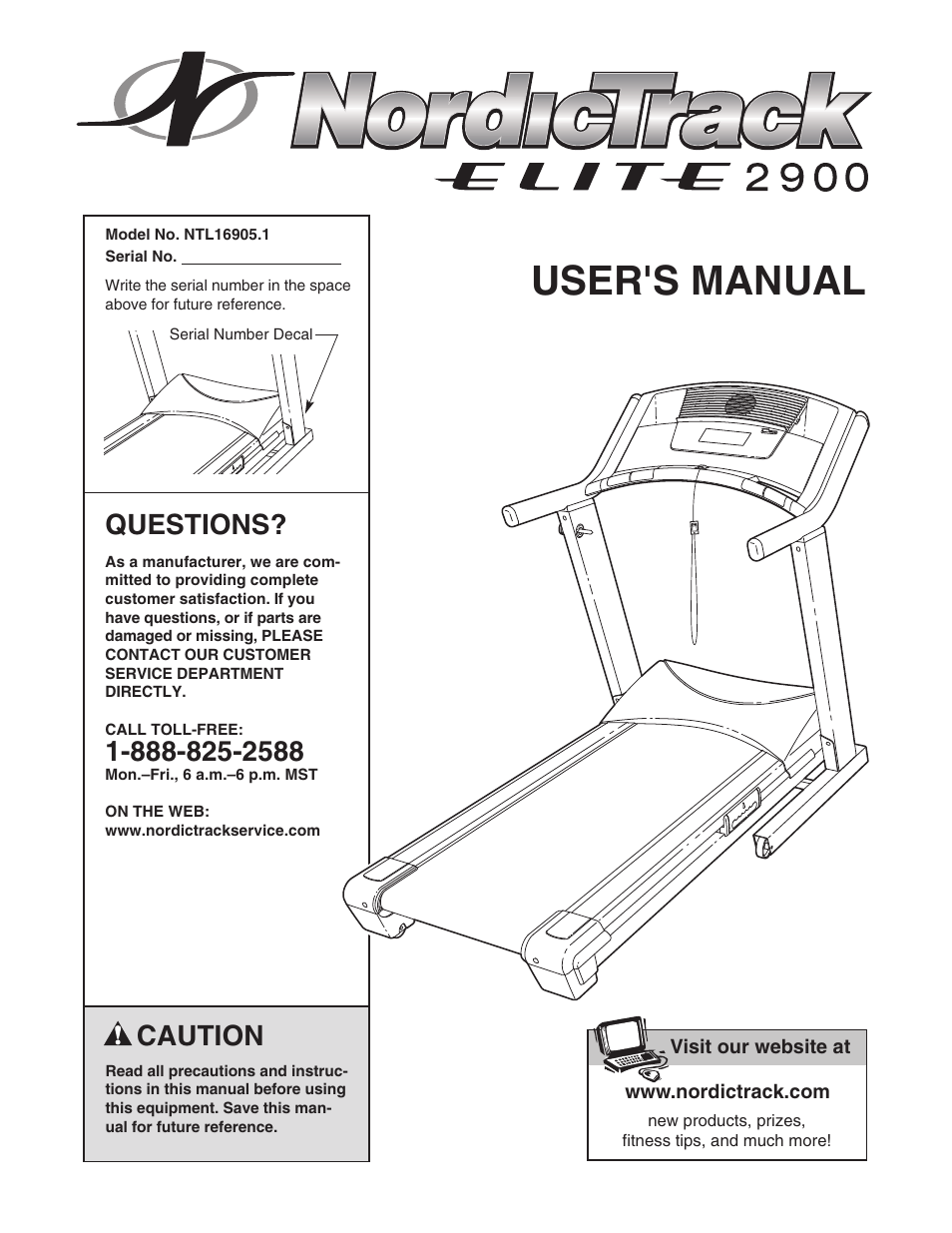 NordicTrack ELITE NTL16905.1 User Manual | 34 pages