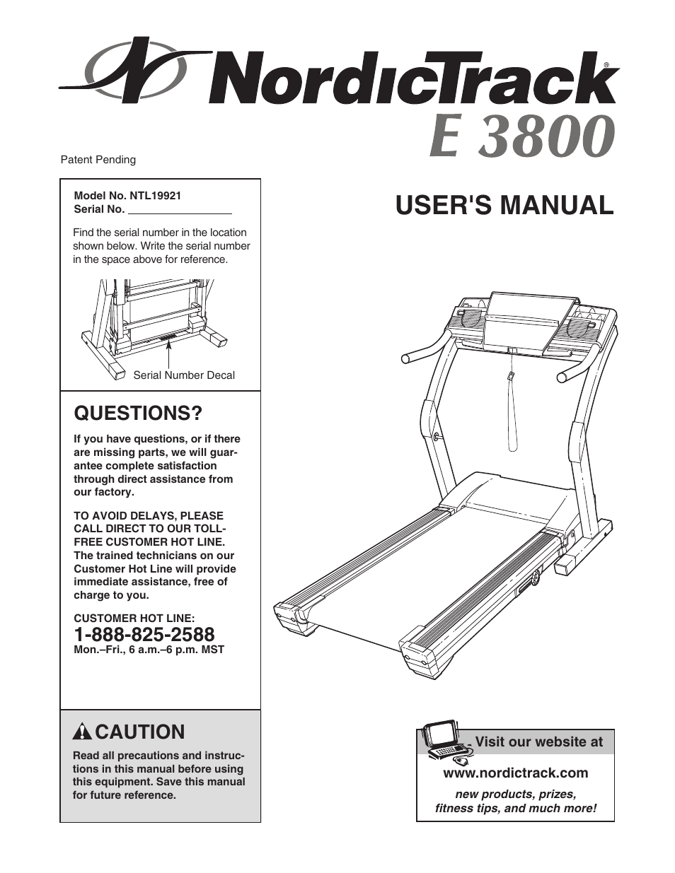 NordicTrack NTL19921 User Manual | 34 pages