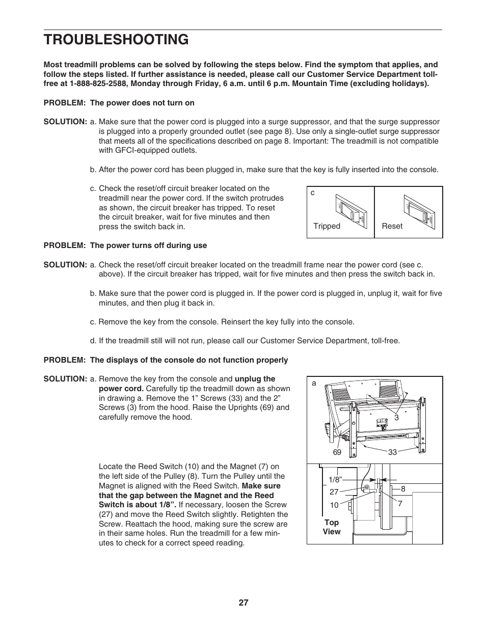 Troubleshooting | NordicTrack NTL19921 User Manual | Page 27 / 34