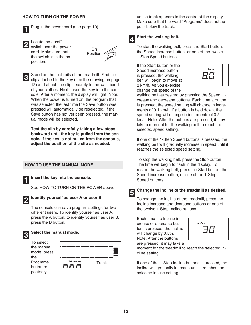 NordicTrack 1900i NATL82205.0 User Manual | Page 12 / 38
