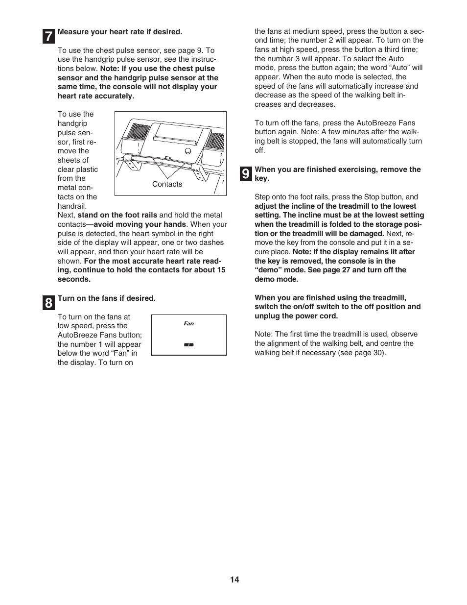 NordicTrack 1900i NATL82205.0 User Manual | Page 14 / 38