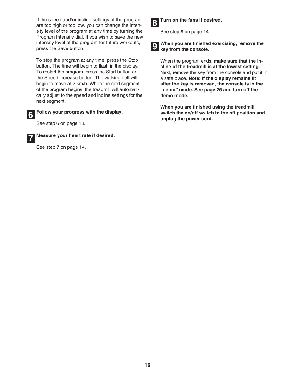 NordicTrack 1900i NATL82205.0 User Manual | Page 16 / 38