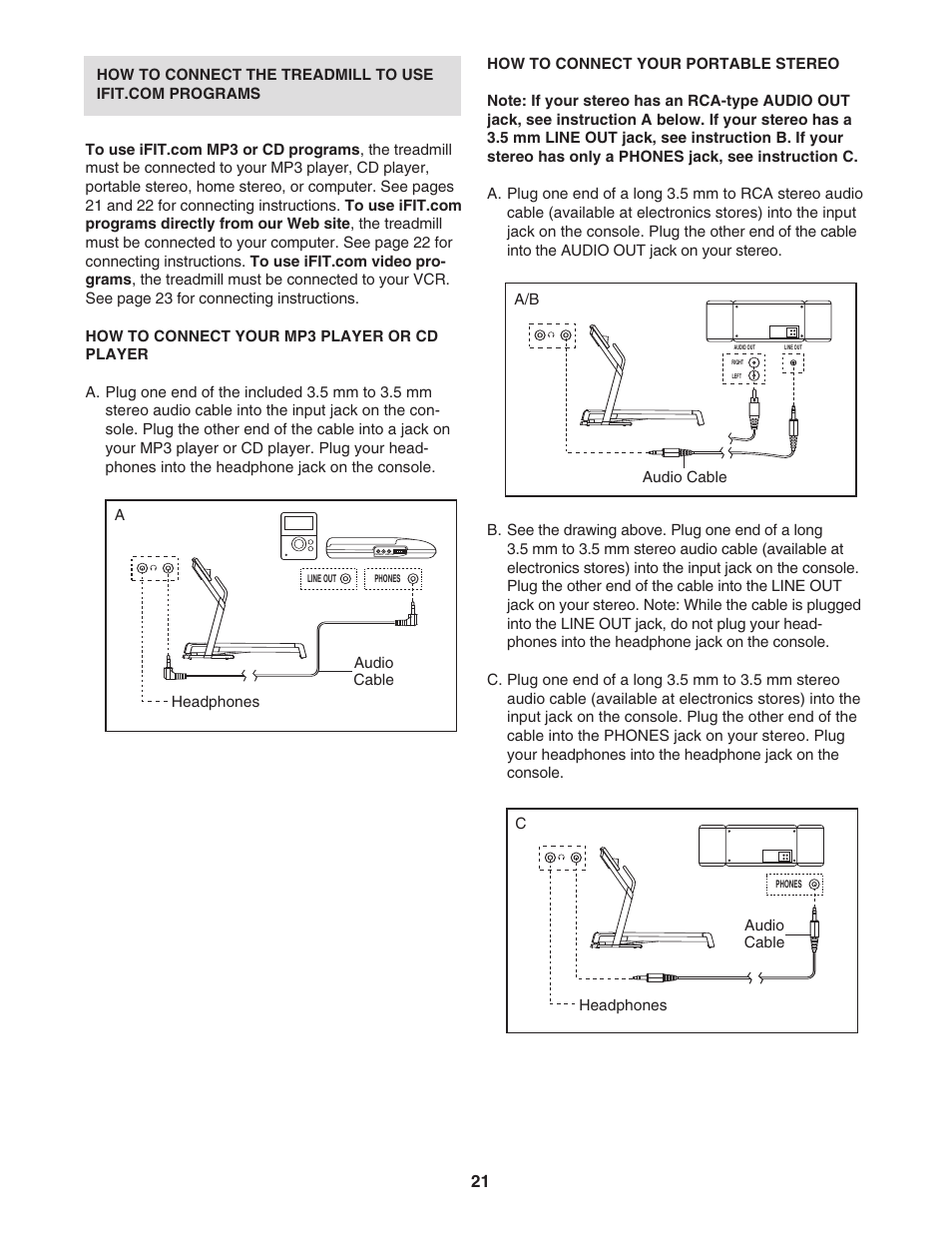 NordicTrack 1900i NATL82205.0 User Manual | Page 21 / 38