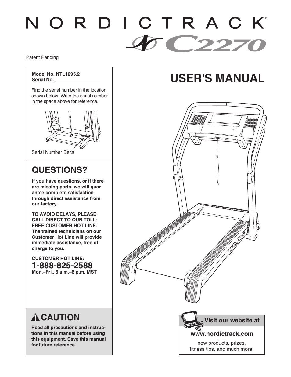 NordicTrack NTL1295.2 User Manual | 38 pages