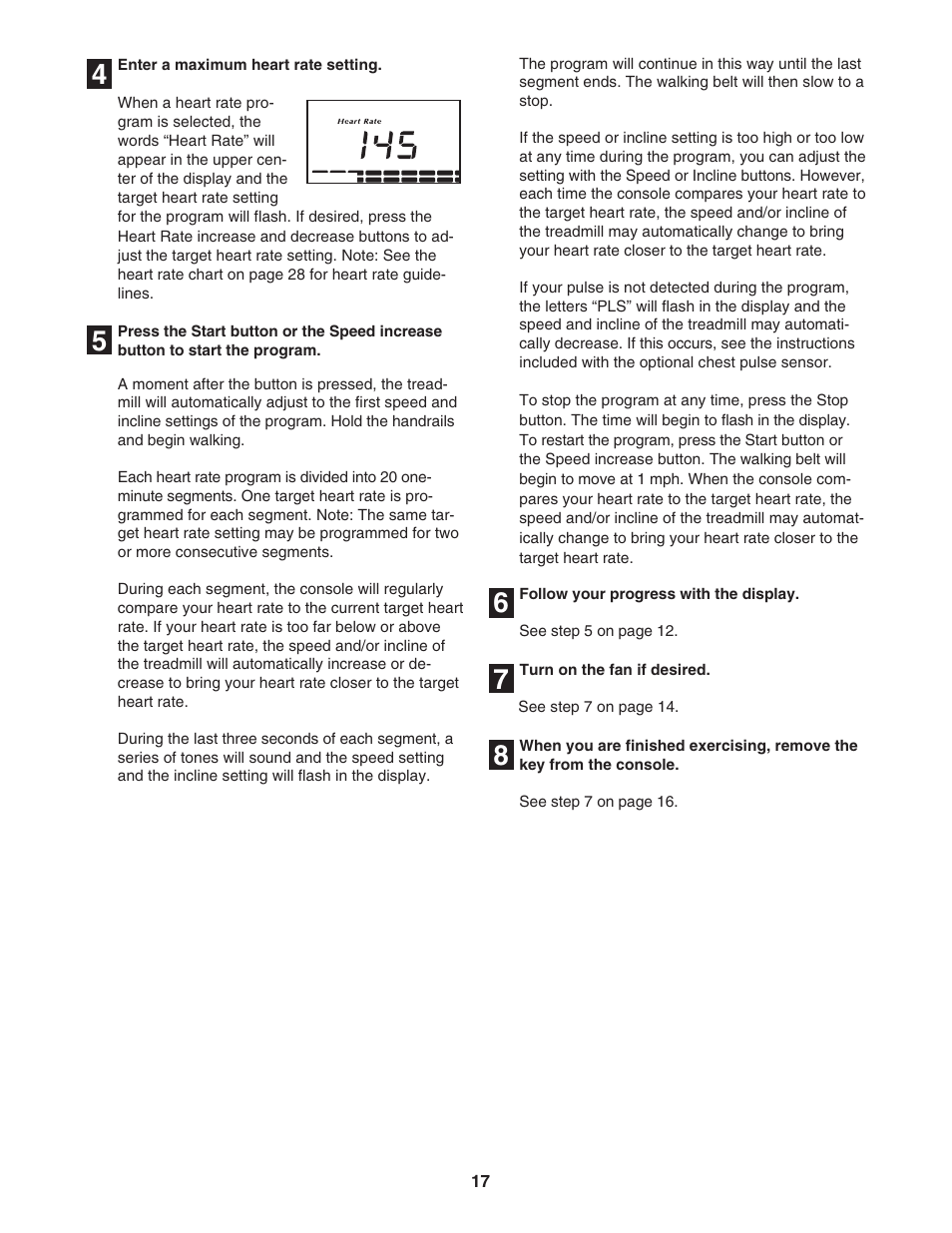 NordicTrack A2050 NTL10850 User Manual | Page 17 / 34