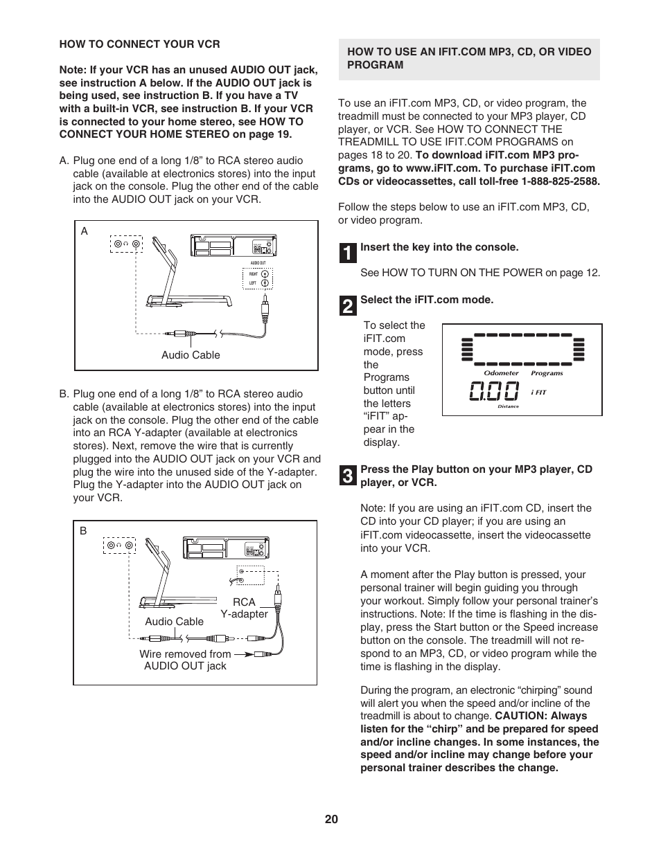 NordicTrack A2050 NTL10850 User Manual | Page 20 / 34