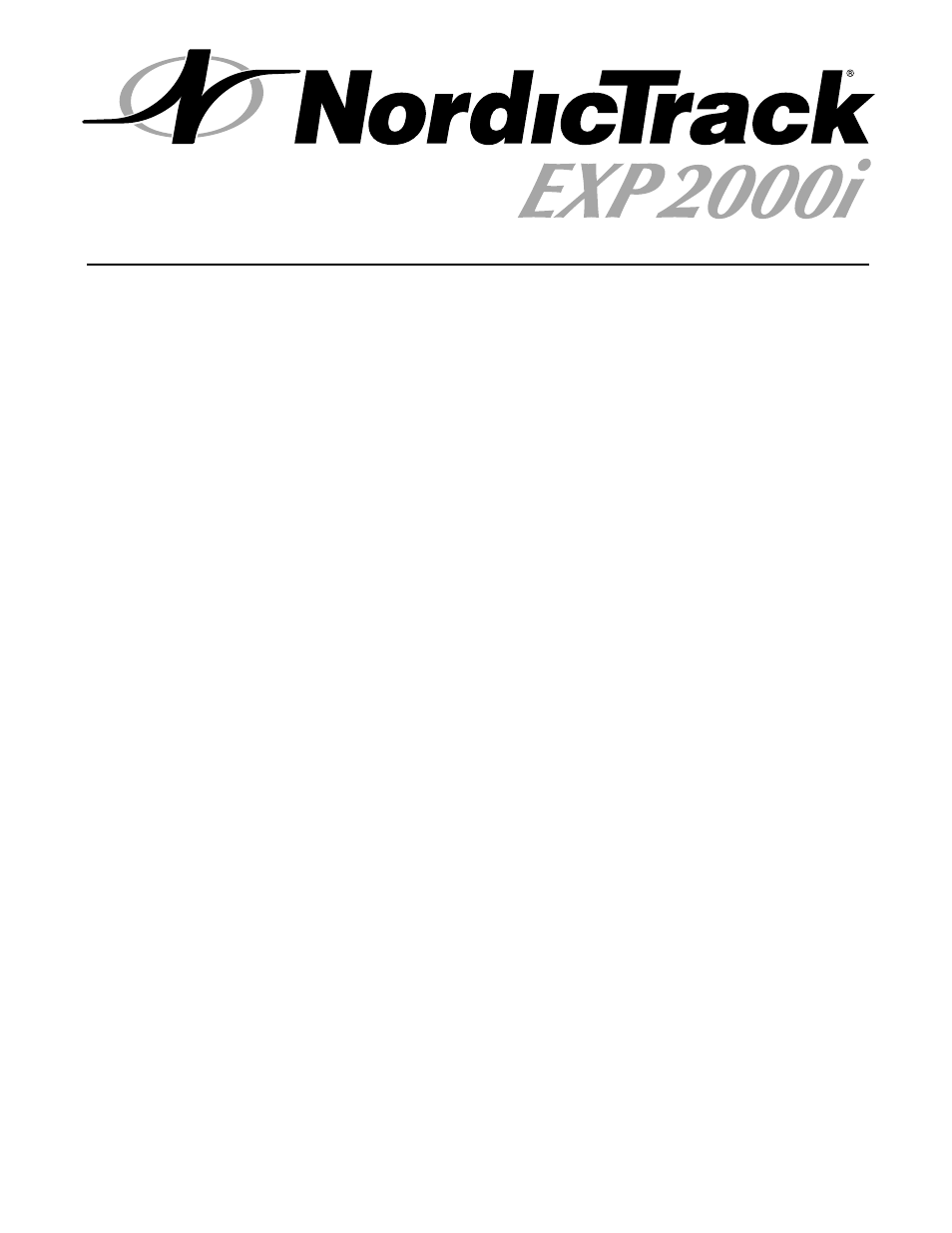 NordicTrack EXP 2000i NTTL11902 User Manual | Page 2 / 34